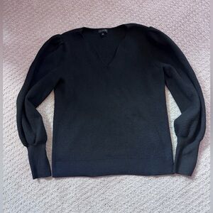 The Limited Black Knit V-Neck Sweater